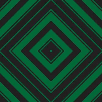 Green Argyle Diagonal Stripes seamless pattern background Stock Illustration