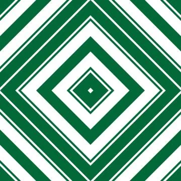 Green Argyle Diagonal Stripes seamless pattern background Stock Illustration