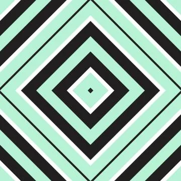 Green Argyle Diagonal Stripes seamless pattern background Stock Illustration