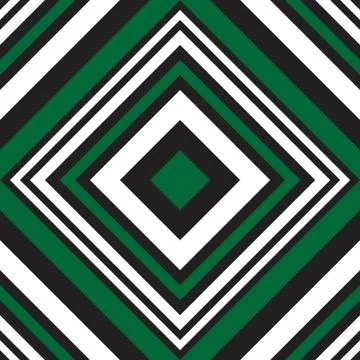 Green Argyle Diagonal Stripes seamless pattern background Illustrazione stock