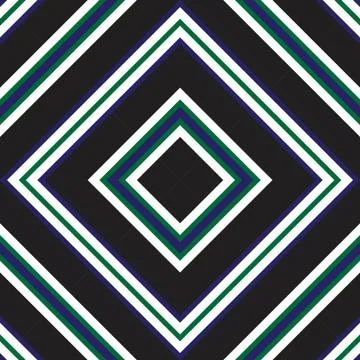 Green Argyle Diagonal Stripes seamless pattern background 스톡 일러스트