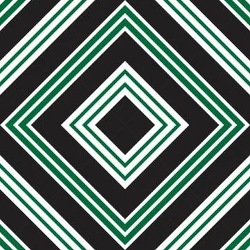 Green Argyle Diagonal Stripes seamless pattern background Illustrazione stock