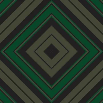 Green Argyle Diagonal Stripes seamless pattern background Stock Illustration