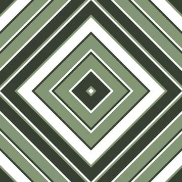 Green Argyle Diagonal Stripes seamless pattern background Stock Illustration