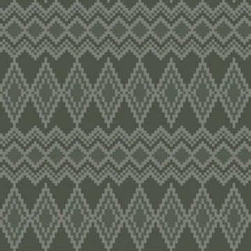 Green Argyle Knitting Grid seamless pattern design Illustrazione stock