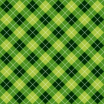 Green Argyle Seamless Pattern Stock Illustration