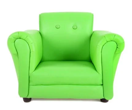 Green armchair Stock Photos