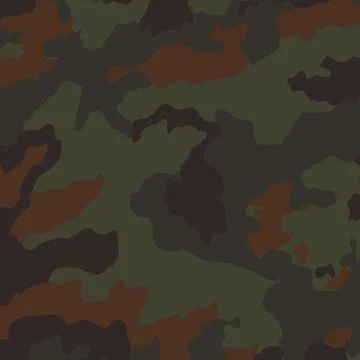 Green army flora background texture - Vector illustration Stock Illustration