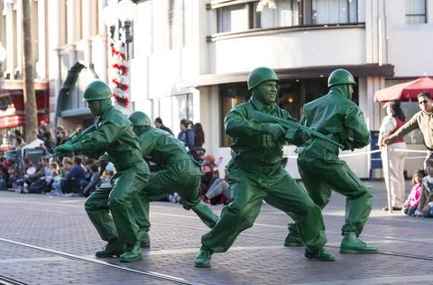 Green army men Stock Photos