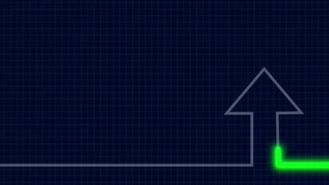 Green Arrow Animation Stock Footage 320852180