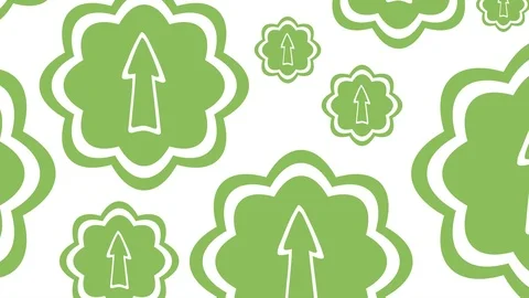 Green arrow up Stock Footage 92582506