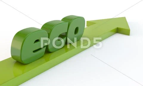 Green arrow Stock Illustration