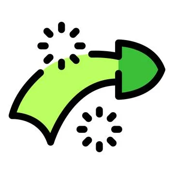 Green arrow moving forward with loading symbol representing progress and tr.. Stock Illustration