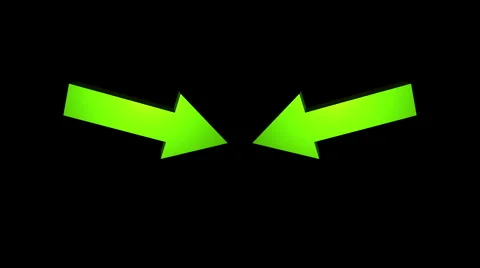 Green Arrows 動画素材 1052893