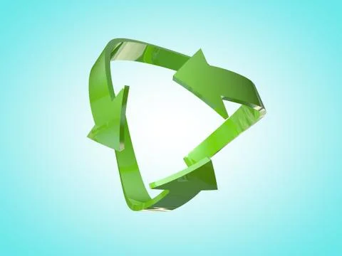 Green arrows Stock Illustration