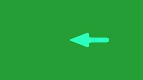 Green Arrows Moving Left on Black Background with Copy Space Cinematic Motion Stock Footage 340941710
