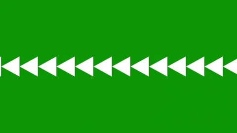 Green arrows pointing in different directions green screen animated chromakey Stock Footage 314068214
