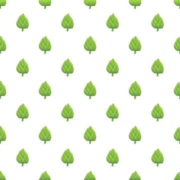 Green artichoke vegetable pattern creating a healthy food background Stock Illustration