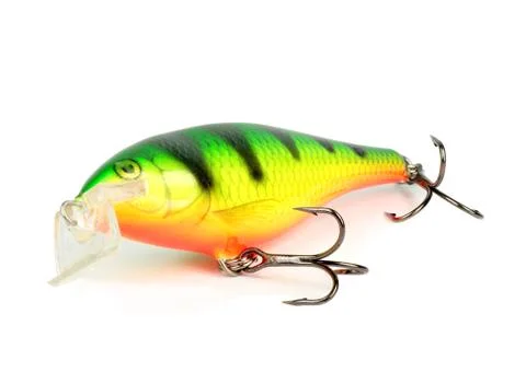 Green artificial fish Stock Photos