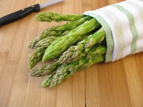 Green asparagus Stock Photos