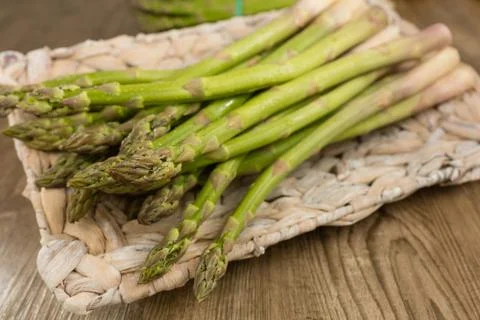Green asparagus Stock Photos