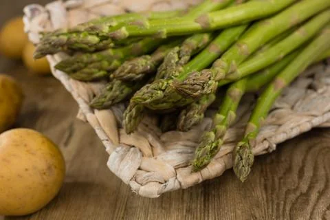 Green asparagus Foto stock