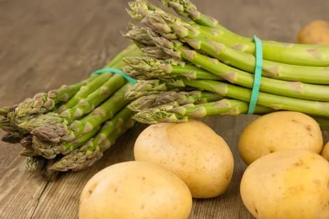 Green asparagus Foto stock