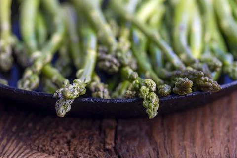 Green asparagus Stock Photos