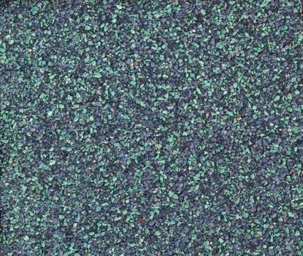 Green asphalt shingle Foto stock