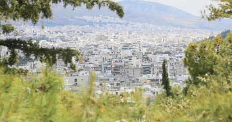 In the green Athens Stock Footage 91798556