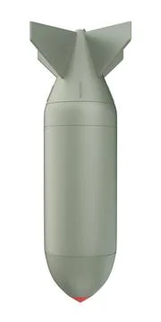 Green atomic bomb Stock Illustration
