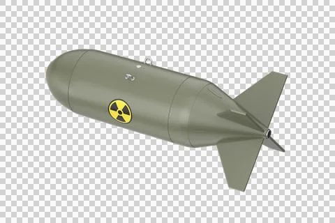 Green atomic bomb Stock Illustration