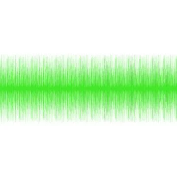 Green Audio Wave Stock Illustration