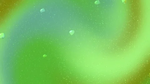 Green Aura – Soft Gradient with Floating Particles Stock Footage 310642959