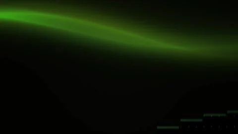 Green aurora borealis in night sky. Stock Footage 336242863