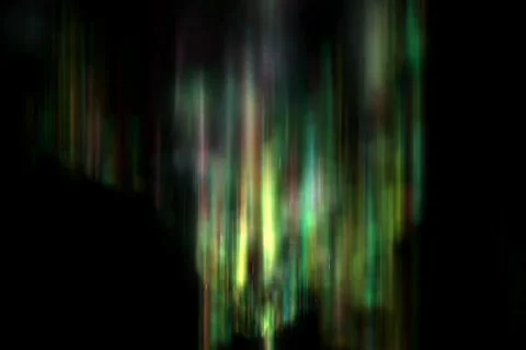 Green Aurora Upward 2 스톡 동영상 23027712