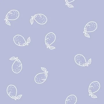 Green avocado leaf line seamless pattern 스톡 일러스트