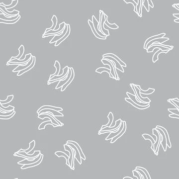 Green avocado slice line seamless pattern Stock Illustration