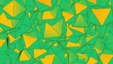 Green background abstract animation Vidéo 80157036