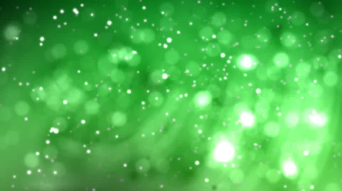 Green background. Abstract background with motion particles Stock Footage 33849584