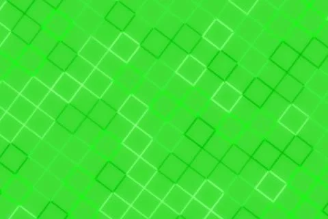 Green background with abstract square pattern design 스톡 일러스트