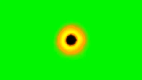 Green background and moving black hole Stock Footage 113388743