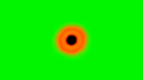 Green background and moving black hole Stock Footage 113389001