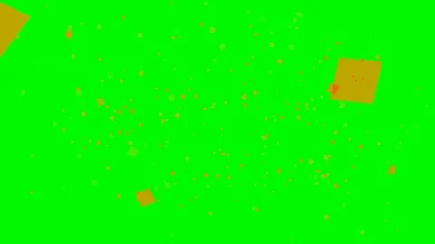 Green background and moving diamond shape Stock Footage 123685298