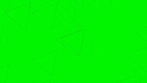Green background and multiple moving triangles Stock Footage 112363372
