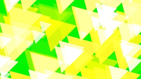 Green background and multiple moving triangles Stock Footage 113274867