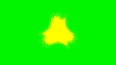 Green background and multiple moving triangles Stock Footage 113727394