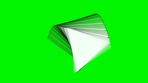 Green background and multiple moving triangles Stock Footage 115692852