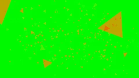 Green background and multiple moving triangles Stock Footage 122972994