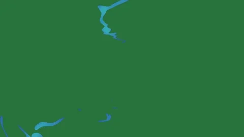 A green background and screen with white blue shapes picture of deer bunch Stock Footage 337336512